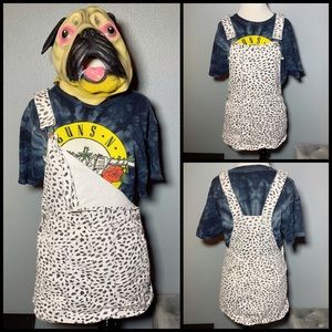 SIGNATURE 8, patterned, over alls, jumper dress!!